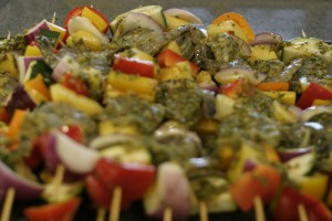 img_2272 Fiery Shrimp Skewers with Pineapple and Mint