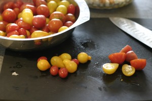 img_2432 Tomato, Bocconcini and Chickpea Salad