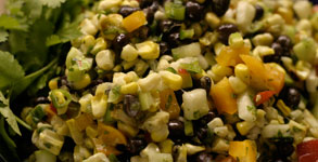 cornchayoteblackbeansalad_2 Roasted Corn, Chayote and Black Bean Salad