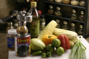 img_3395 Roasted Corn, Chayote and Black Bean Salad