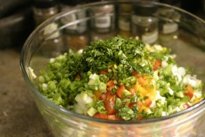 img_3440 Roasted Corn, Chayote and Black Bean Salad