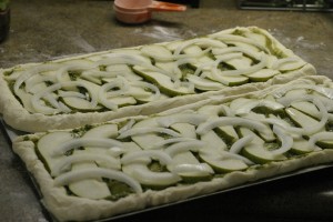 img_3883 Pesto, Pear and Parmigiana Flatbread