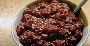 Grappa cranberry sauce