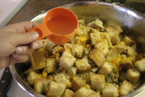 img_4821 Sausage, Fennel and Orange Stuffing...With Oregano