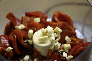 img_6628 Roasted Red Pepper, Walnut & Feta Dip