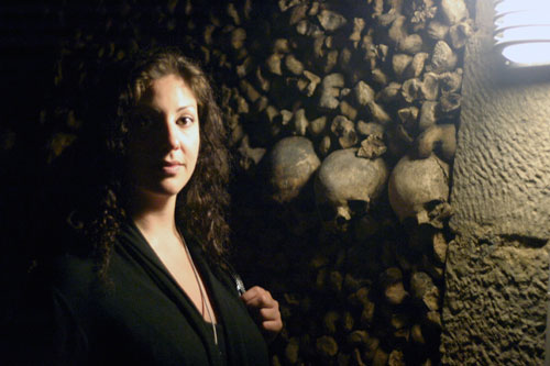 Paris:  The catacombs