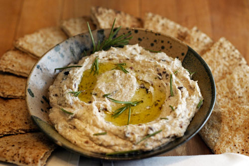 IMG_2442 White Bean Dip With Feta And Black Olives