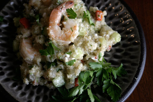 qsff10 Quinoa with Feta, Shrimp and Fennel