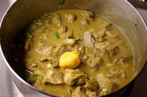 Curried Goat. Yes, Goat.