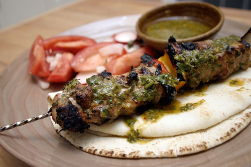 gcp5 Grilled Chimichurri Pork Skewers