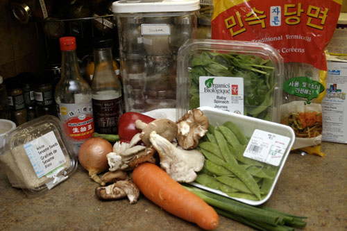 japchae1 Jap Chae: Korean Stirfried Noodles