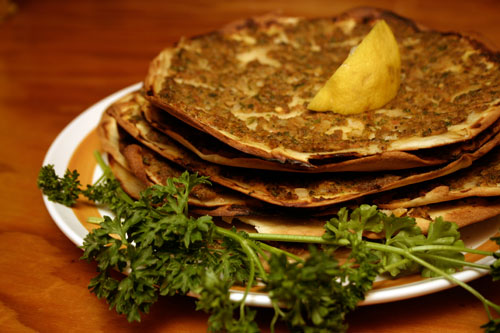 mlfb15 Flatbreads with Spiced Minced Lamb