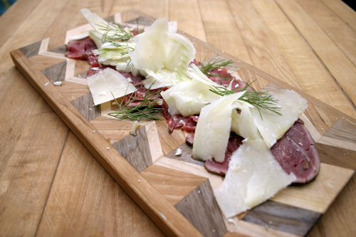 bc7 February Kitchen Play Part 1: Seared Beef Carpaccio with Fennel, Parmigiana & Truffle Oil