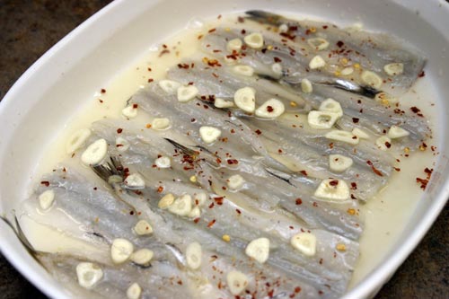 ms3 Marinated Smelt with Lemon and Dill