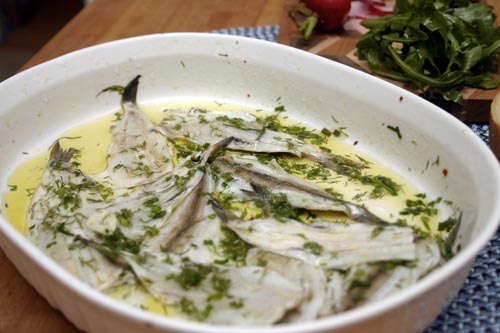 ms4 Marinated Smelt with Lemon and Dill