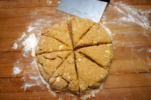 pumpkinscone7 Spiced Pumpkin Scones with Brown Butter Icing