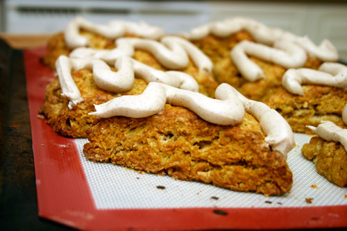 pumpkinscones10 Spiced Pumpkin Scones with Brown Butter Icing