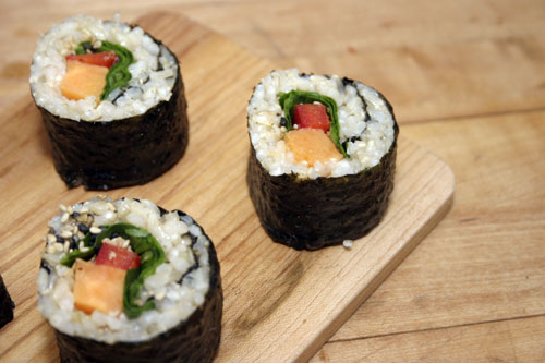 sweet-potato-sushi-13 Sweet Potato Sushi with Brown Rice