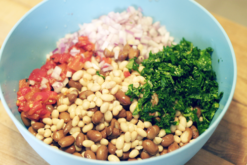 bean-salad-3 Easy Mediterranean Bean Salad